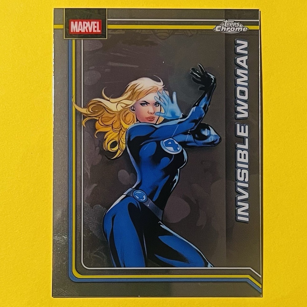 2026 Topps Chrome Marvel Invisible Woman #55 Fantastic Four Base Card